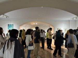 افتتاحیه نمایشگاه آوای رنگ ها